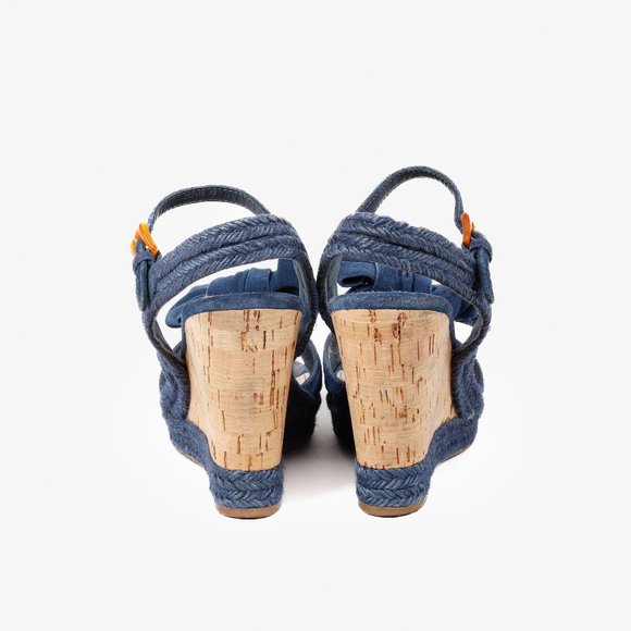 Prada Sport Bow Wedge Sandals - Picture 3 of 10